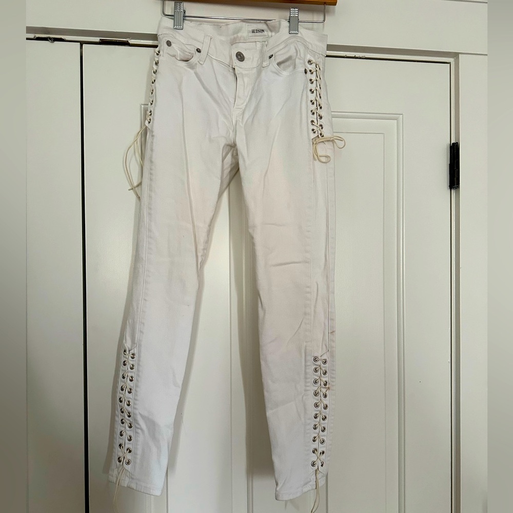 White Hudson Skinny Jeans